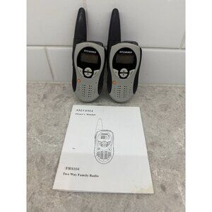 Silvania Two-way radios FRS104 with manual. Pre-owned.
